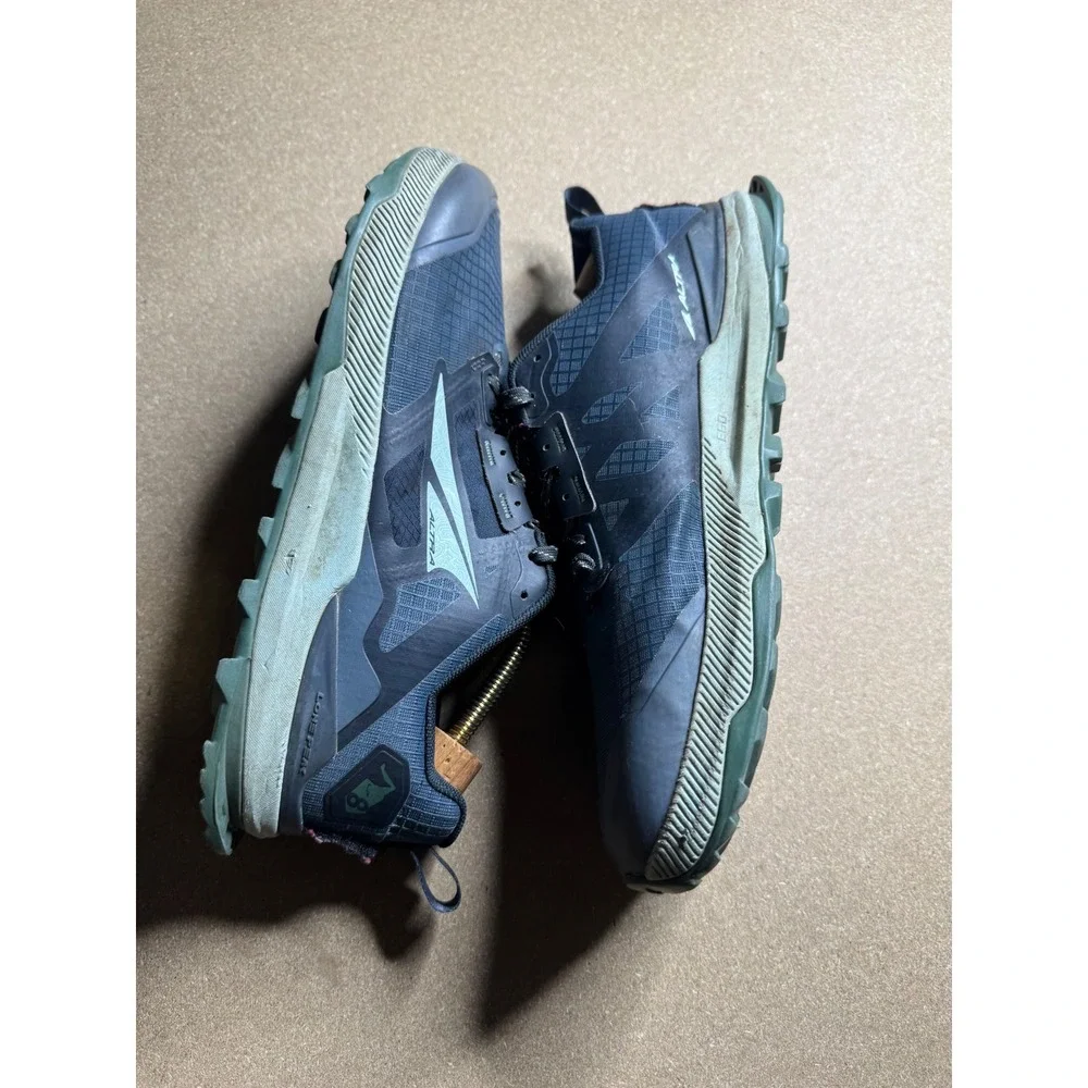 Altra Lone Peak 8 Trail Running Shoes Navy Green AL0A85ND020 Womens 11